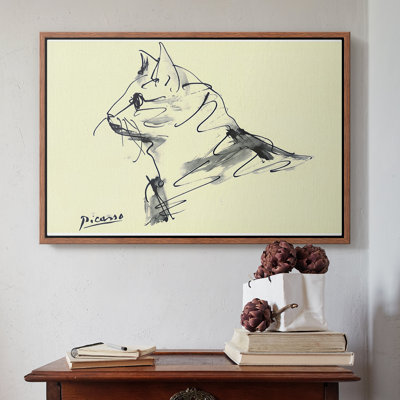 Cat (Le Chat), c. 1961-Pablo Picasso-Framed Gallery Wrapped Canvas