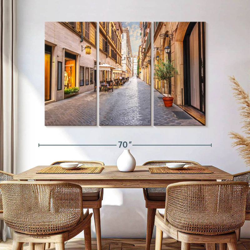 Sireci Via Borgogna Shops, 32" H x 50" W
