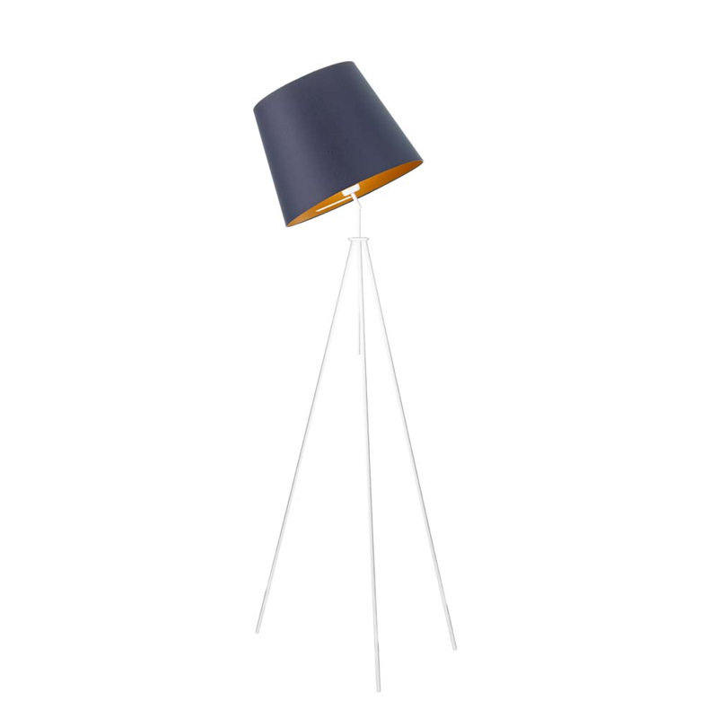 Airlie 155cm Tripod Floor Lamp, Blue, White