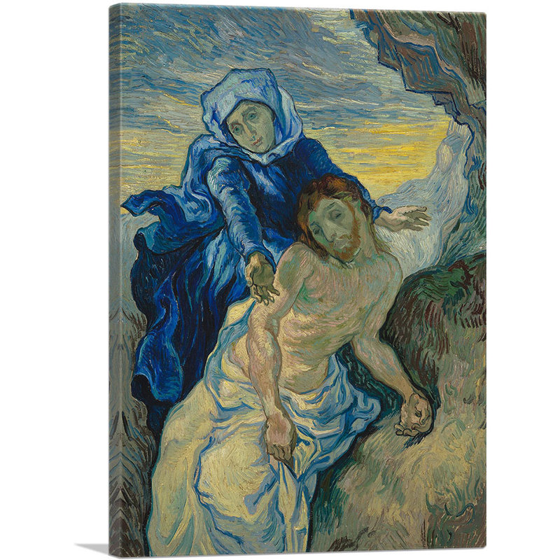 La Pieta 1889 - impression, H 40 po x l 26 po x P 0,75 po