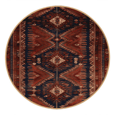 Machine Washable Persian Brown Area Rug