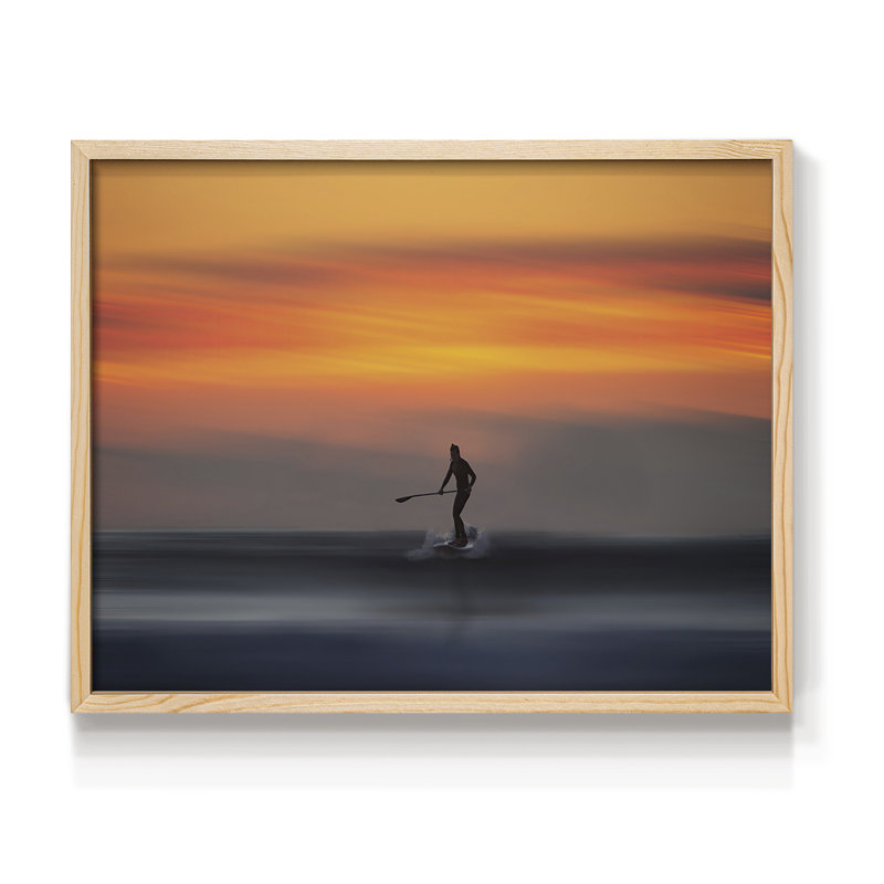 «Lone Rider», reproduction encadrée, Naturel, H 16 po x l 20 po