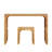 Pine Dining Bench And Table, Indoor Wood Bench For Entryway,Living Room,Kitchen And Bedroom Table And Bench Set (Nature, Bench & Table) Small Tempered Glass Included