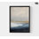 Impression de peinture de paysage bleu marine, art mural encadré plage, paysage mural, impression d'art Nature, impression eau bleue, art mural encadré