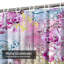 Aquarelle, fleurs, ornements en cachemire, bâtiments abstraits, lettres, fleurs et 12 crochets-1850669335