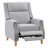 Woolbright Upholstered Manual Pushback Recliner Armchair-48168698