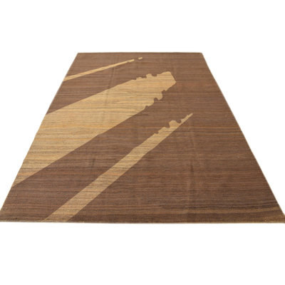 Tapis brun 6x9 Pinkerton