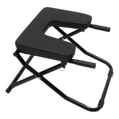 Foldable Yoga Headstand Bench Headstand Trainer for Practice Head Stand Yoga Inversion Chair for Home Gym, 330.7 lbs Capacity