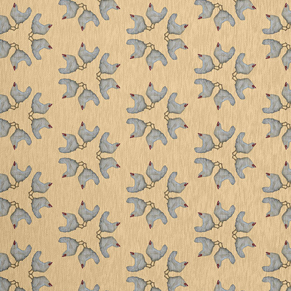 Chenille Abstract Indoor Rug, Round 5'