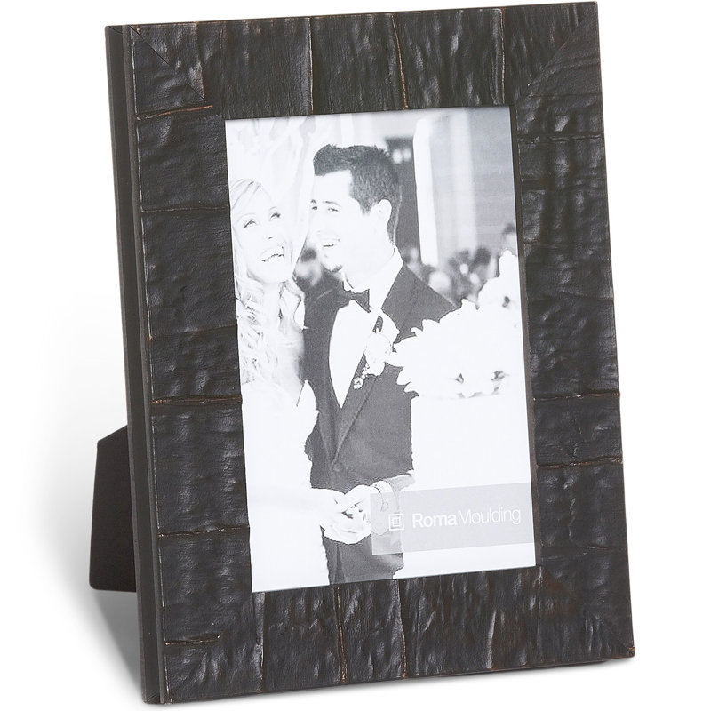 Wood Picture Frame, 4" x 6", Dark Ash