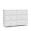 Ensemble de chambre de bébé convertible 5 en 1 avec tiroir, commode 6 tiroirs et fauteuil inclinable électrique Teddi-100892122