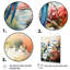 Deux perroquets sur une branche II - reproduction sur toile-537332943-537332932