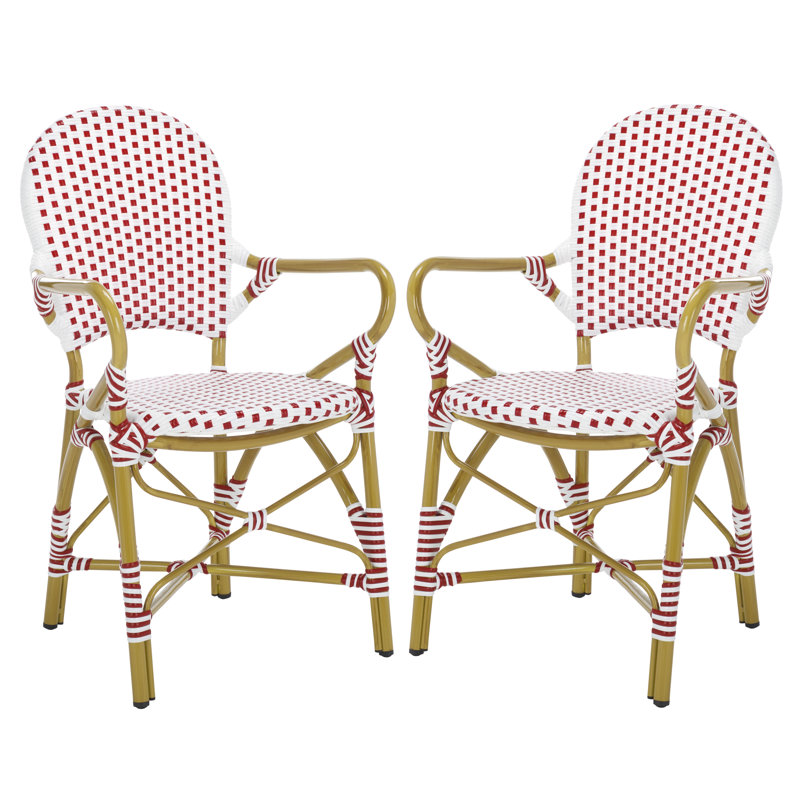 Charlbury Garden Chair, Red/White