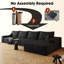 Canapé modulaire Cloud avec méridienne en L et sans assemblage requis-1518264480-1518264485-1518264495