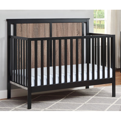 Connelly 4-in-1 Convertible Crib with Dual Tone Reversible Back Panel