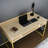 Alma Desk Metal Base Writing Desk-1981167862