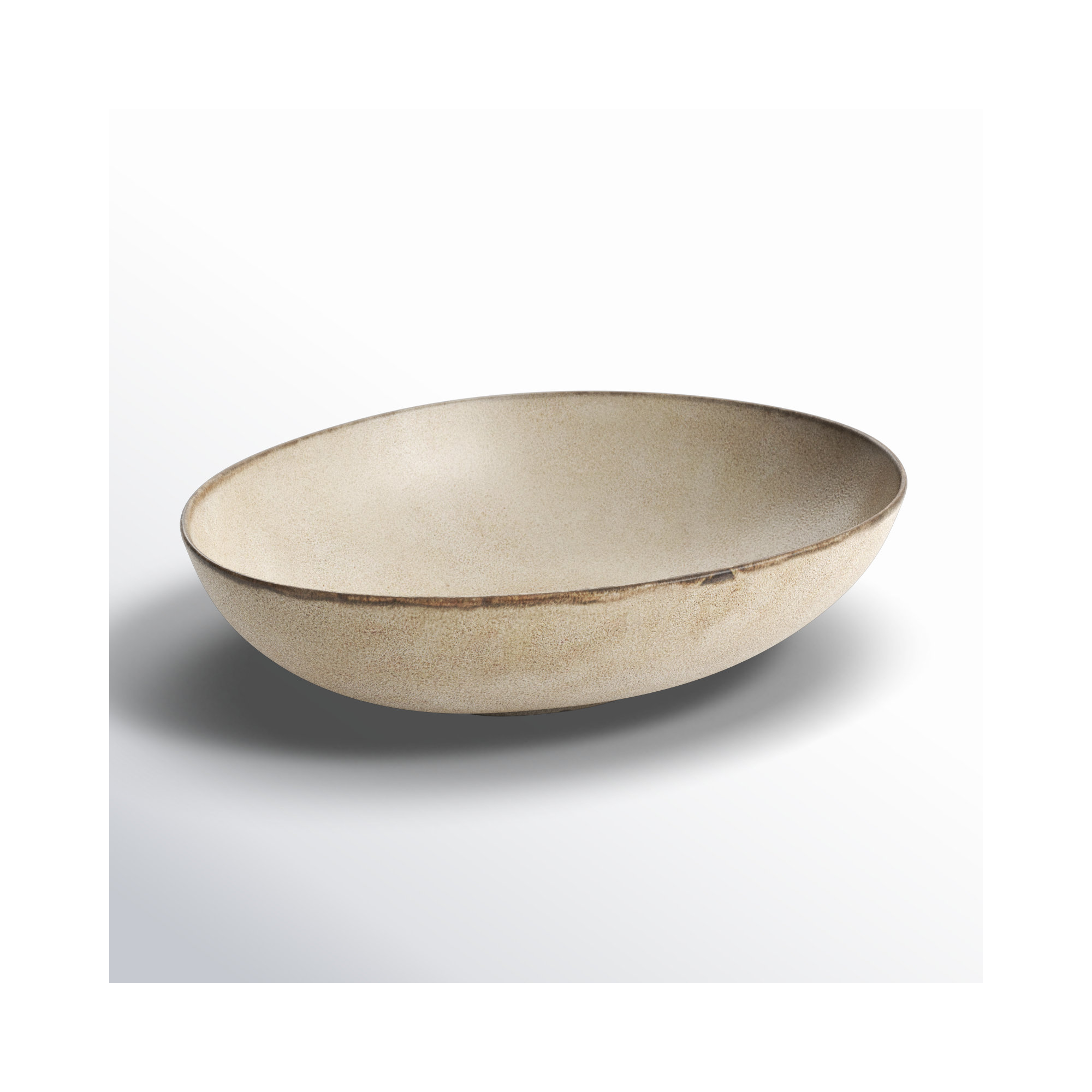 Ceramic Serving Bowl, Oyster