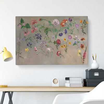 Studies of Flowers Vol.1 by Jacques-Laurent Agasse - Wrapped Canvas