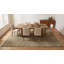 Tapis transitionnel en laine noué à la main beige Bradley-1738435176