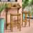 Bushnell Solid Wood Bar Set with Stools-27764960
