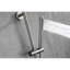 Douche à main à barre coulissante de 28 pouces avec 59 tuyaux, fonction réglable en hauteur, acier inoxydable nickel brossé, options et fonction de jet de confort, modes pour une douche relaxante