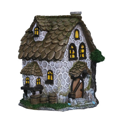 Garden Outdoor Statues Yard Resin Decoration Gift Handmade Housewarming Gift for Patio Yard Lawn Waterproof Cracking