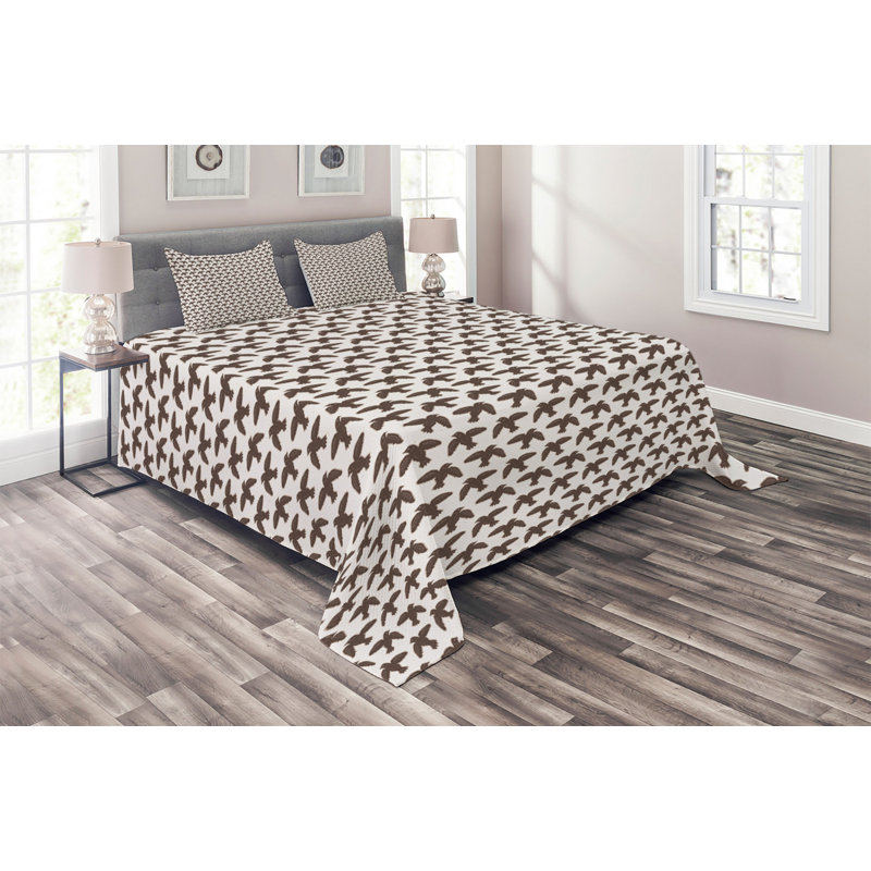 Coverlet, King Bedspread + 2 Shams
