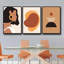 IDÉE4WALL, art mural sur toile encadré 3 pièces pour salon, chambre à coucher, fille, Mattis et impressions sur toile brutalistes pour la décoration de la maison moderne prête à être accrochée-1295265329-1295265343