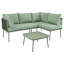 L Shape Garden Furniture Set With Cushions-617356942