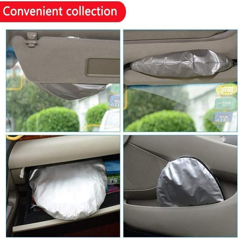 Car Front Window Windshield Sun Shade Foldable Shield Cover Visor UV-Block