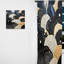 Rideau nautique Eara gris abstrait Corals River - velours obscurcissant - 1 panneau-1991443467