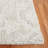 Grayci Hand Tufted Wool Cotton Pet Damask Rug in Ivory/Gray-1707868116