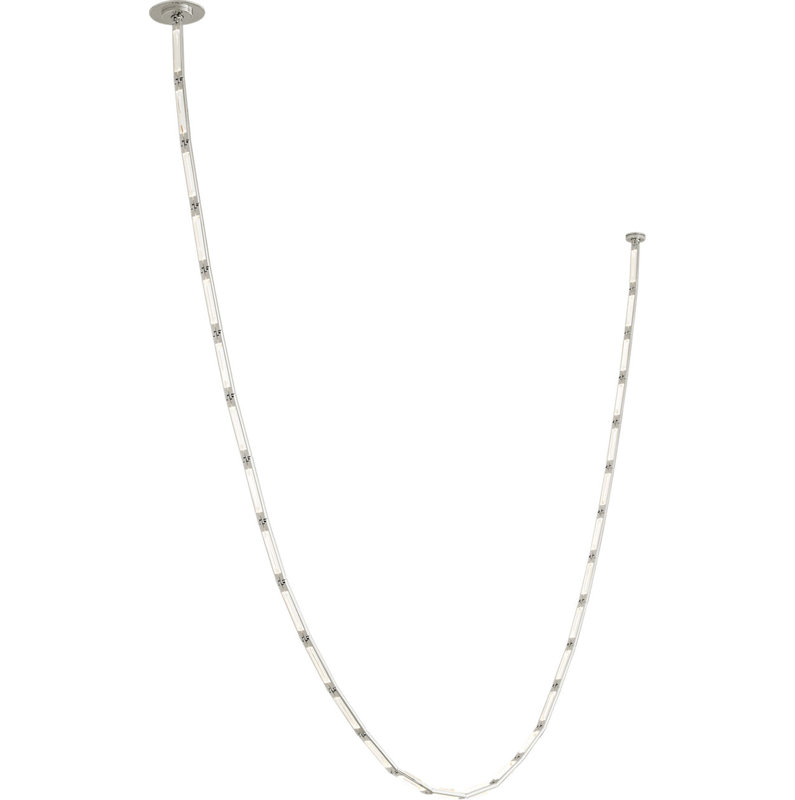 Catena 149 Chandelier, Polished Nickel, 3000 Kelvins, Remote