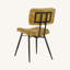Ensemble de 2 chaises d'appoint rembourrées en cuir, noir-713935363
