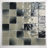 Watermarks 2 in. x 2 in. Textured Glass Straight Edge Square Mosaic Wall & Pool Tile-36910410