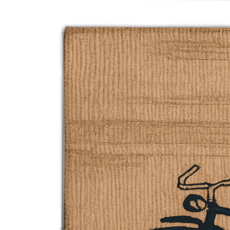 Tapis intérieur et extérieur brun Transport, Rectangulaire 2 pi x 3 pi