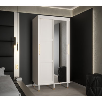 Aluesi 2 Door Manufactured Wood Wardrobe