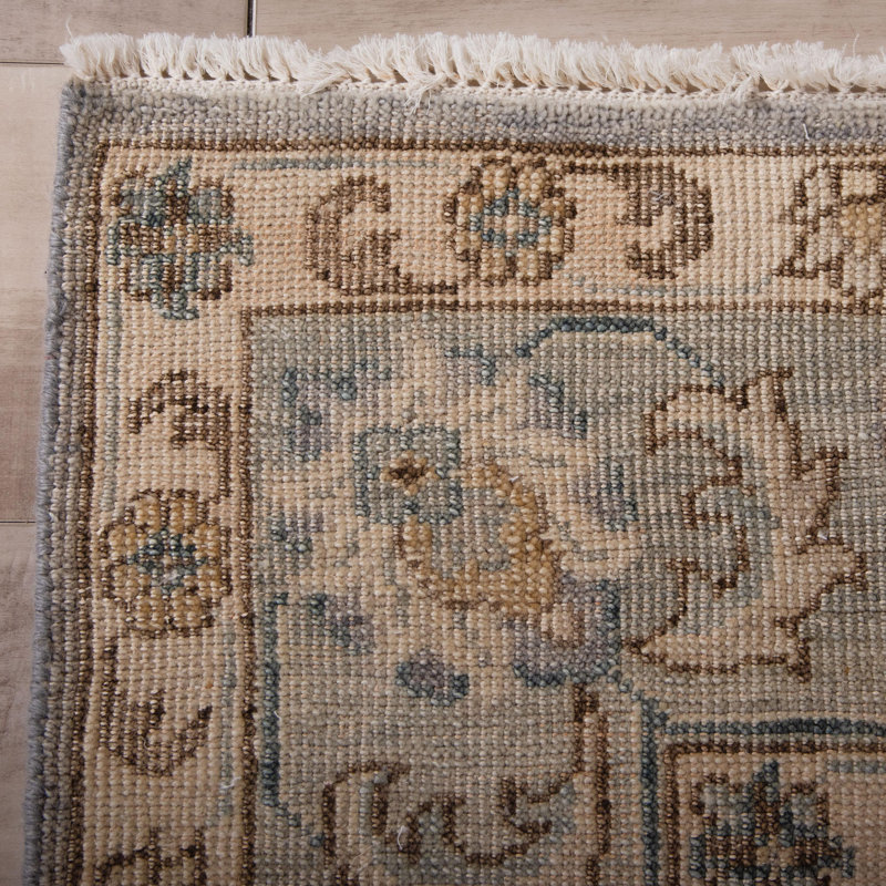 Tapis 100% laine noué à la main, Rectangulaire 2 pi x 3 pi