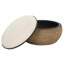 Repose-pieds de rangement rond 36,25 po Emily