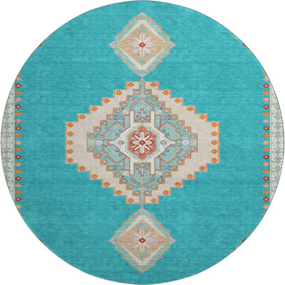 Premium Machine Washable Guada AMF1014 Oriental Rug