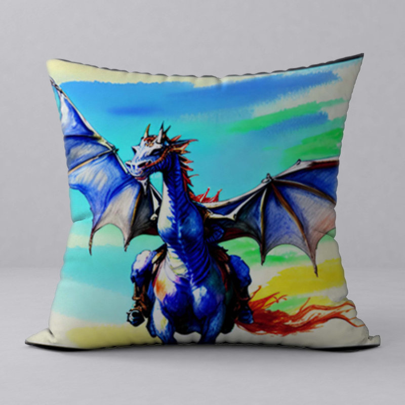 Reversible Throw Pillow, 22"x22"