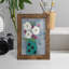 Edolie florale II encadrée sur papier, impression-315612681-315612690