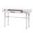 Metal Vanity Desk with One Drawer, White  On-Site