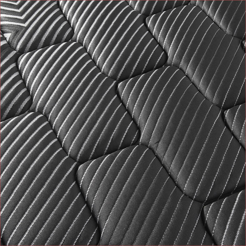 Mattresses, 14" Pure Ice Lux Firm Quilted Twin XL Mattress with Cooling &amp; Pressure Relief | Foam+Spring | Black, Twin XL
