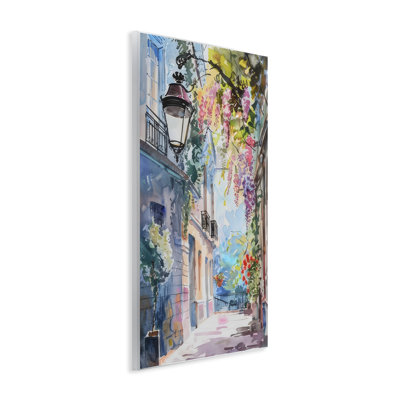 Plaque murale florale, paysage urbain, par LSR Creative Studio