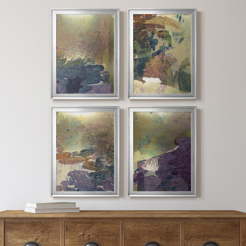«Monet's Landscape I», toile encadrée de qualité supérieure - prête à être accrochée, H 24,5 po x l 74 po x P 1 po