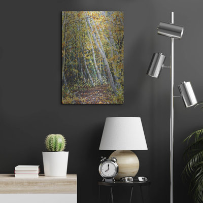 Millwood Pines «Birch Path» par Joanne Towers, art mural en métal