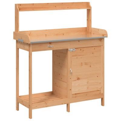 Wood Potting Bench