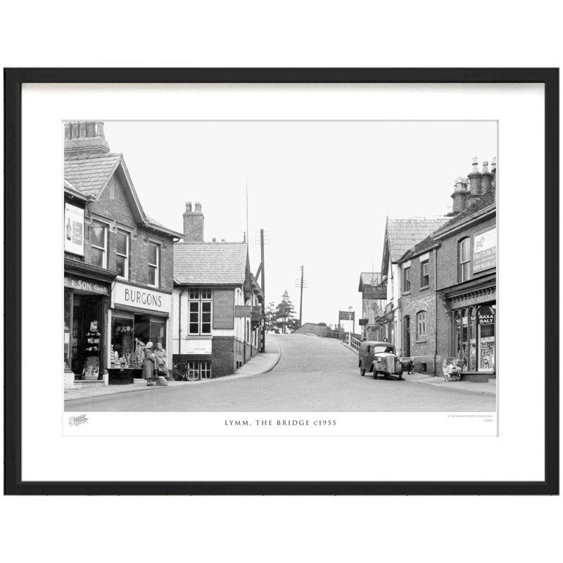 Lymm, The Bridge C1955 - Single Picture Frame Print, 45cm H x 60cm W x 2.3cm D