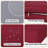 14-Piece Patio Cushion Outdoor Covers With Zipper - Replacement For 7 Pieces 6 Seater Outdoor Furniture Sofa Covers Only For Sofa, Couch, Furniture (Cover ONLY)-1066442608